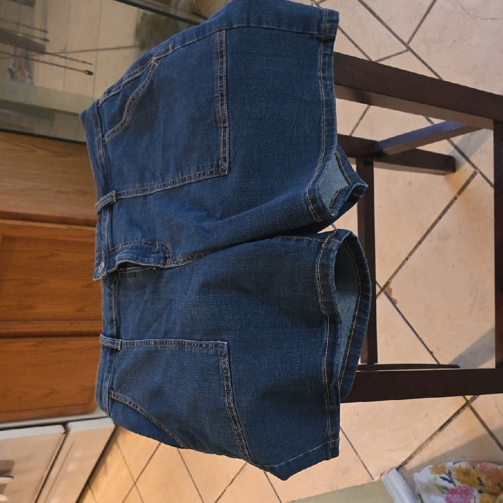 Style & Co. Classic Dark Blue Denim Shorts